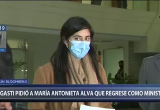 Sagasti pidió a María Antonieta Alva que regrese como ministra de Economía, según Bloomberg