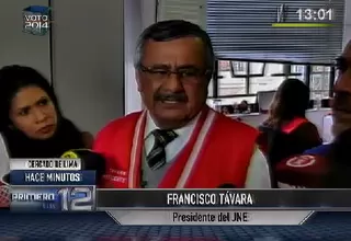 Francisco Távara sobre tacha a Luis Castañeda: "Apoyo las buenas prácticas"