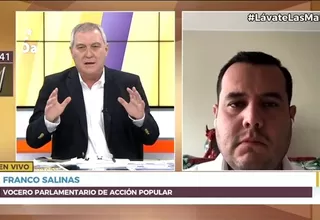 Franco Salinas: "La censura debió ir solo contra la presidenta del Congreso"