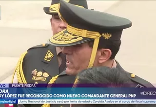 Fredy López anuncia evaluación de generales y prioriza lucha contra la criminalidad y la corrupción
