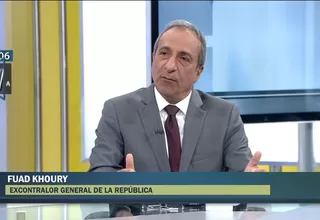 Khoury: No creo que Vizcarra no sabía antecedentes del ministro de Energía y Minas con Odebrecht