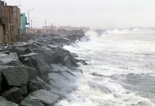 La Marina: Fuerte oleaje en la costa peruana se presenta progresivamente