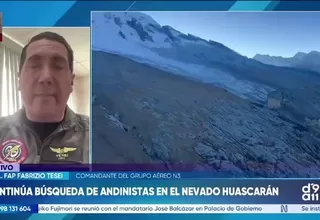 Fuerza Aérea: "Estamos utilizando todas nuestras capacidades para apoyar el rescate"