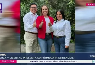 Fuerza y Libertad oficializó su fórmula presidencial 2026