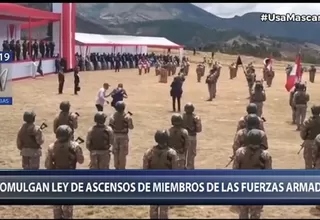 Fuerzas Armadas: Promulgan ley de ascensos de técnicos, suboficiales y oficiales de mar