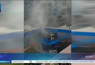 Fuga de gas en Surquillo genera alerta y moviliza a bomberos