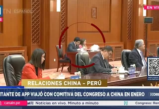 Funcionaria cercana a César Acuña fue a China con comitiva