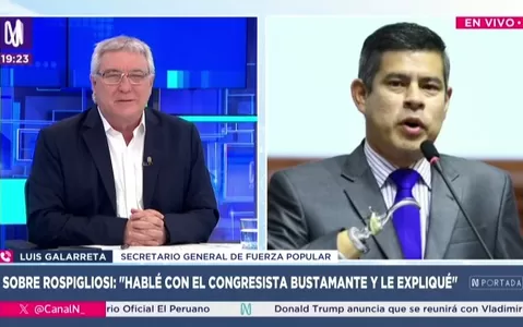 Galarreta: Rospigliosi con respaldo para seguir en Mesa Directiva
