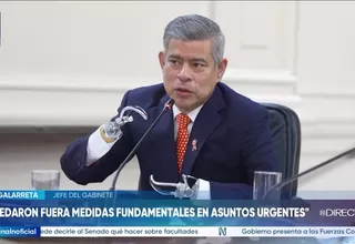 Galarreta sobre facultades aprobadas: "Quedaron fuera medidas fundamentales"