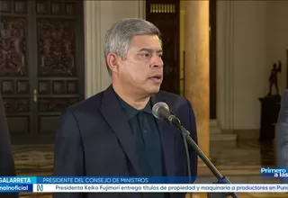Galarreta anuncia acciones de seguridad y despliegue militar