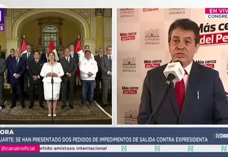 Tomás Gálvez: Solo nuevas pruebas permitirían reabrir casos cerrados de Dina Boluarte