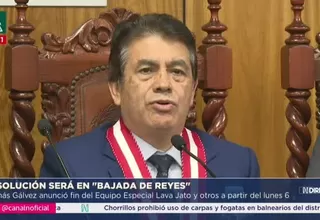 Gálvez: disolución de equipos especiales en Bajada de Reyes