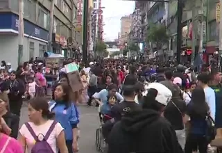 Gamarra abarrotada a pocos días de Navidad