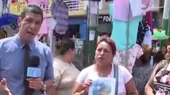 Ambulantes de Gamarra denuncian que extorsionadores los agreden si no pagan cupos - Noticias de agreden