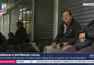 Gamarra: Comerciantes se niegan a entregar Parque Cánepa a Municipalidad de La Victoria