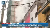 Gamarra: Incendio se registra en inmueble en La Victoria - Noticias de gamarra