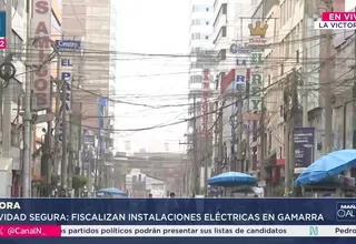 Gamarra presenta riesgo eléctrico por cables en mal estado