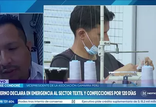 Vicepresidente de la Asociación Gamarra Perú: Sector textil registra pérdidas por S/1.000 millones y pide créditos para MYPE