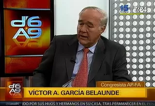 García Belaúnde: Contradicciones en el oficialismo hacen pensar que hay algo más 