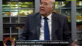 García Belaúnde dispuesto a liderar tercera lista para el Congreso  - Noticias de andres-calderon