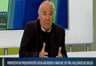 García Belaunde: Zavala ya se puede ir a su casa tras presentar Presupuesto 2018