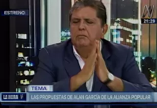 Alan García en La hora N: “El Perú crecerá 6% o un poco más”