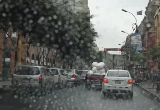 Ligera lluvia de verano cayó sobre diversos puntos de la capital 