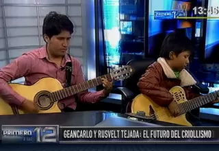 Dos jóvenes guitarristas son el futuro del criollismo