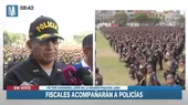 General Zanabria: Garantizamos las actividades sociales, económicas y culturales en Lima - Noticias de protestas