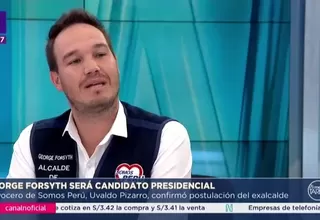 George Forsyth será candidato presidencial de Somos Perú en 2026