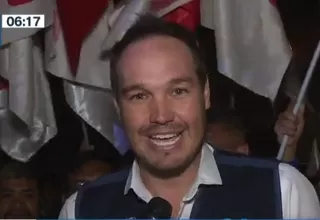 George Forsyth cerró su campaña electoral con mitin en Comas