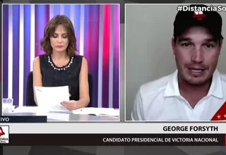 George Forsyth: No podemos continuar con estas peleas entre el Ejecutivo y Legislativo