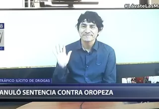 Gerald Oropeza: Sala anuló sentencia de 8 años en su contra por conspiración para el narcotráfico