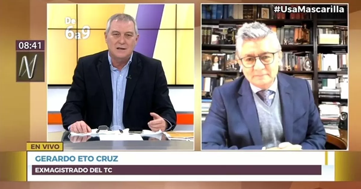 Gerardo Eto Cruz sobre elección de miembros del TC: \"Para mí el tema es político\" Gerardo Eto Cruz sobre elección de miembros del TC: \"Para mí el tema es político\"