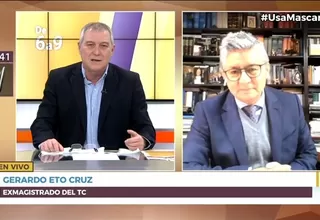 Gerardo Eto Cruz sobre elección de miembros del TC: "Para mí el tema es político"