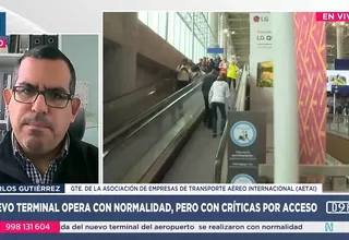 Gerente de AETAI alerta fallas en nuevo aeropuerto Jorge Chávez