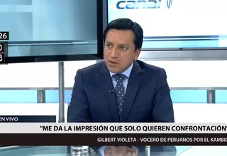 Gilbert Violeta sobre Keiko Fujimori: "Ha tocado tambores de guerra"