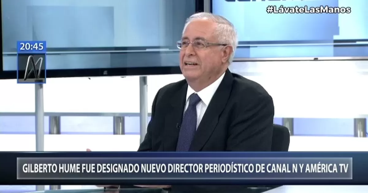 Gilberto Hume was appointed new journalistic director of Canal N and América TV