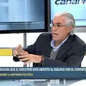 Gino Costa: No hay que descartar una posible cuestión de confianza
