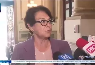 Gladys Echaíz cuestiona cambios de gabinete y advierte estrategia por voto de confianza