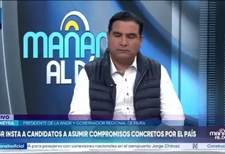 Gobernador de Piura pide compromisos concretos a candidatos y advierte sobre obras paralizadas