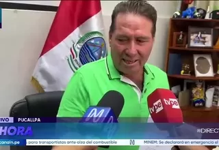 Gobernador de Ucayali anuncia levantamiento del paro tras acuerdos con dirigentes transportistas sobre combustible y subsidios