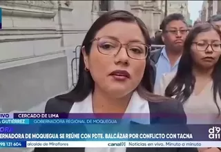 Gobernadora de Moquegua pide al presidente no promulgar la Ley N.° 11658