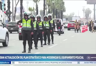 Gobierno formaliza cambios en plan de equipamiento de la Policía Nacional hasta 2030