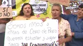 Gobierno coordina traslado de niños de Cerro de Pasco afectados por la minería  - Noticias de pasco