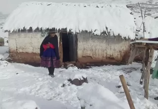 Ejecutivo declara en emergencia más de 100 distritos por heladas y nevadas 