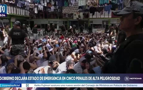 Gobierno declara estado de emergencia en cinco penales de alta peligrosidad por 60 días