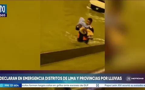 Gobierno declara estado de emergencia en VES y VMT por lluvias