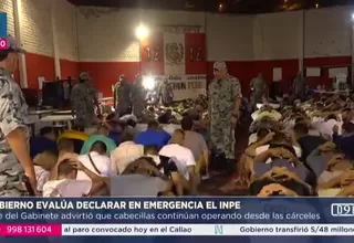 Gobierno evalúa declarar en emergencia el INPE