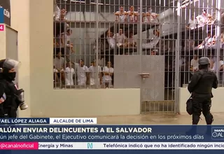 Evalúan enviar a delincuentes a penal en El Salvador